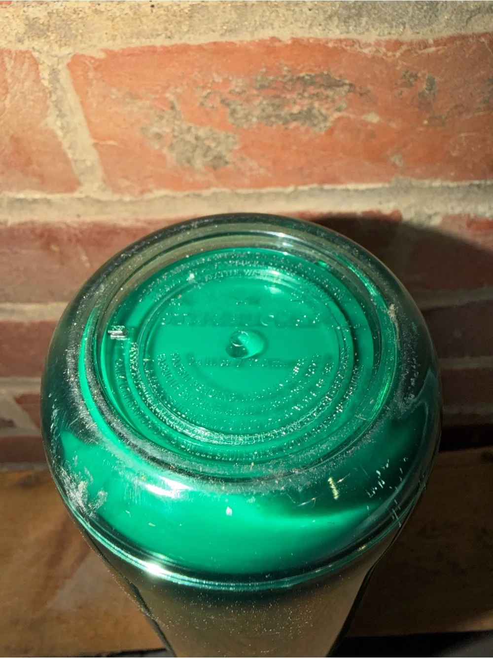 Starbucks Emerald Green Travel Tumbler with White Siren Logo